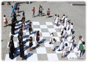 Живі шахмати у Дрогобичі