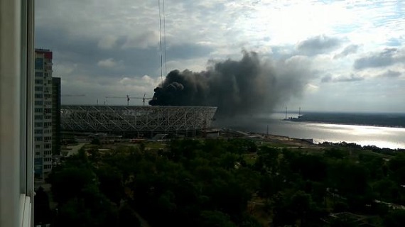 пожежі на стадіоні