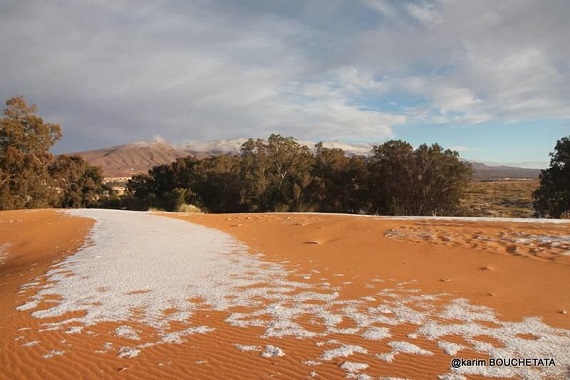 сніг в Сахарі