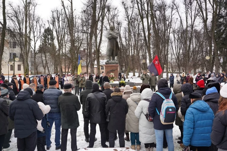 У Дрогобичі вшануали С. Бандеру з нагоди його 117-тих роковин