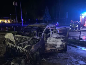 Внаслідок ДТП з загорянням авто у Львові травмований пасажир кросовера