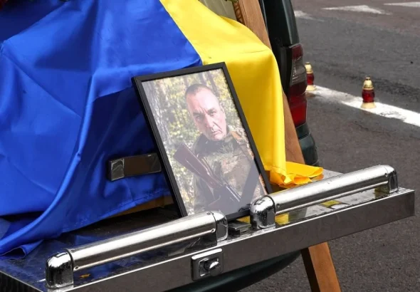Дрогобиччина зустріла полеглого Захисника Михайла Пристая