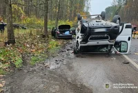 Поліція встановлюює обставини ДТП на трасі «Львів – Луцьк»