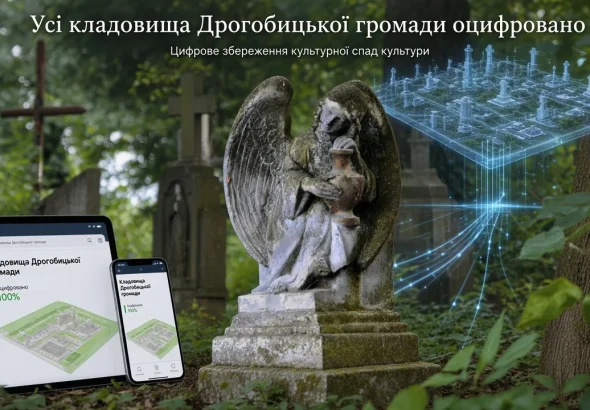 Усі кладовища Дрогобицької громади оцифровано