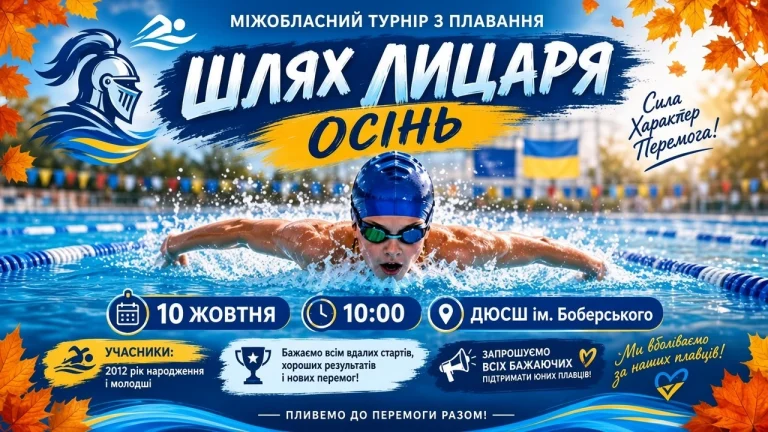 У Дрогобичі відбудеться міжобласний турнір з плавання